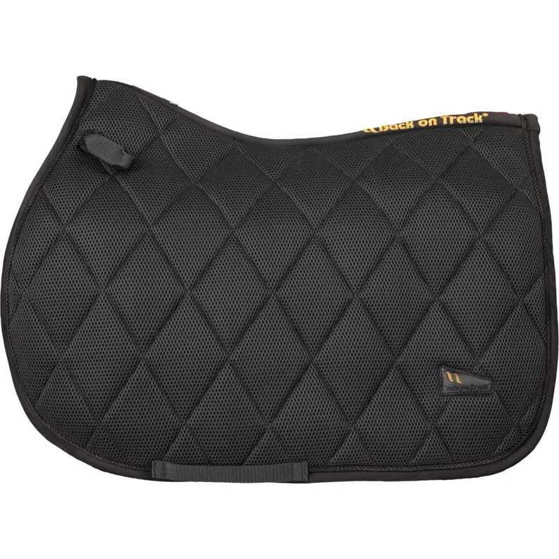 Back on Track Tapis de Selle AirFlow de Saut Noir