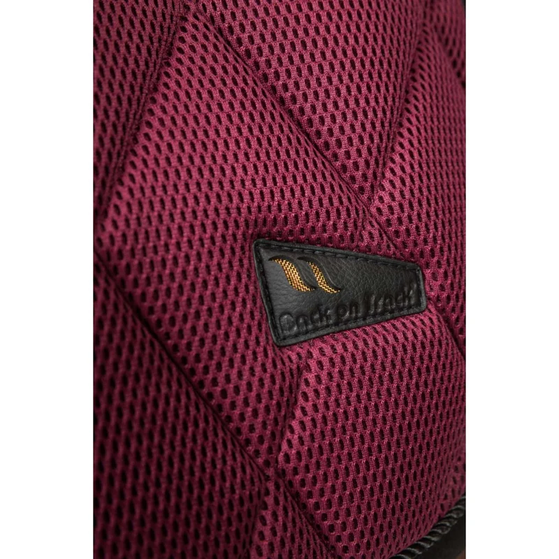 Back on Track Tapis de Selle AirFlow Dressage Vin rouge
