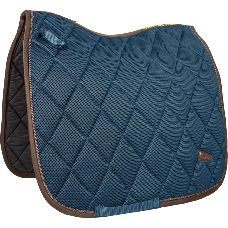 Back on Track Tapis de Selle AirFlow Dressage Bleu