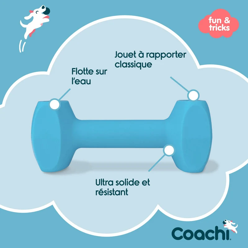 Haltère d'éducation Dumbbell Coachi 19cm