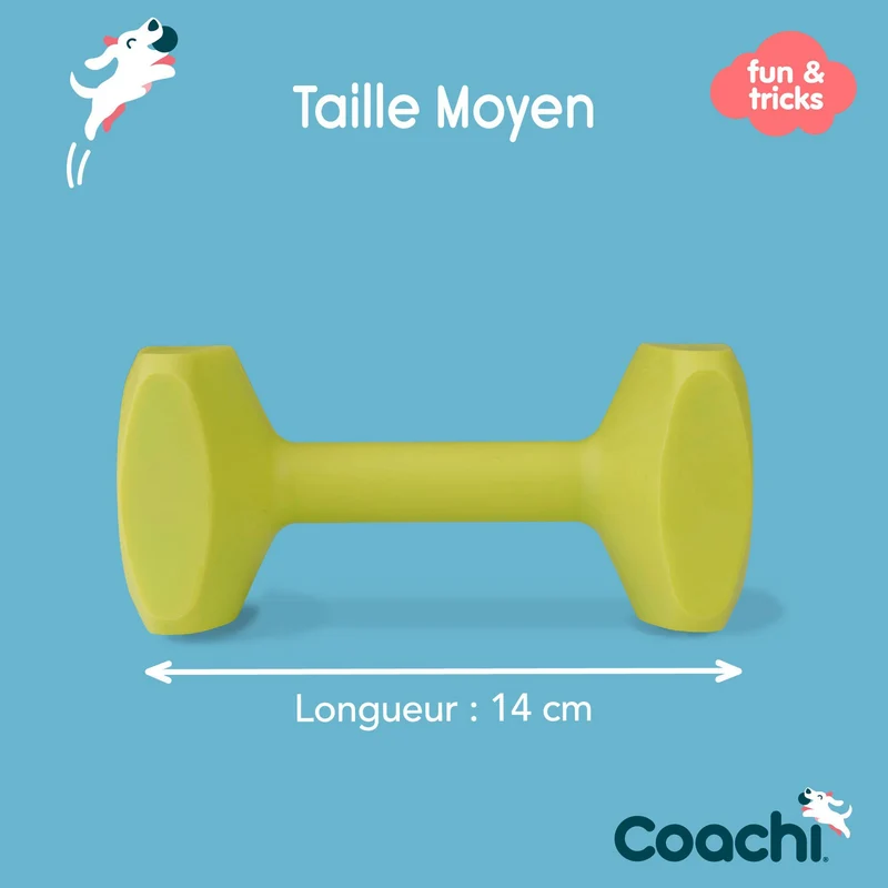 Haltère d'éducation Dumbbell Coachi 14cm