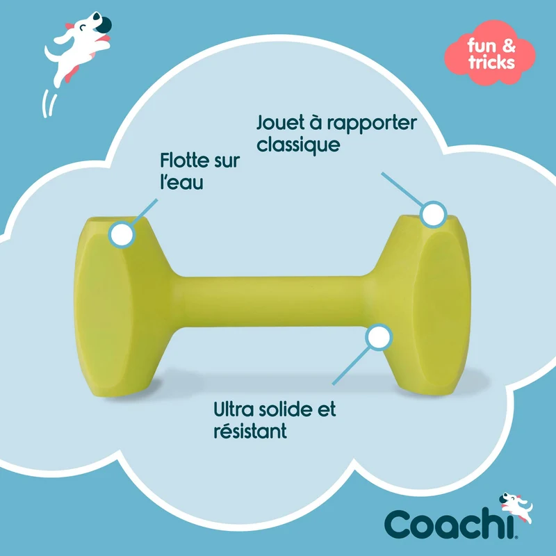 Haltère d'éducation Dumbbell Coachi 14cm