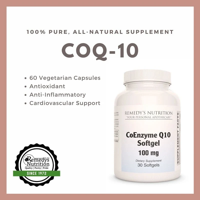 CoQ10 100 mg, 30 gélules