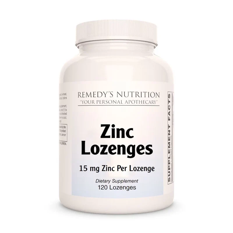 Pastilles de zinc 15 mg, 60 et 120 pastilles