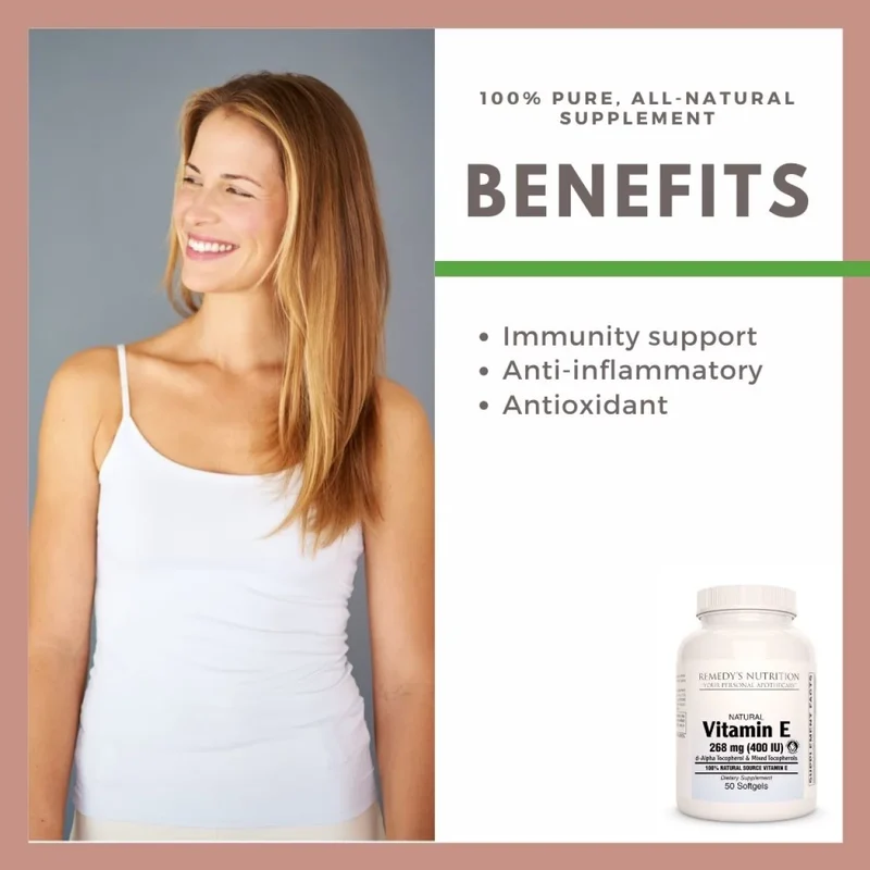 Vitamine E | Gélules de 400 et 200 UI