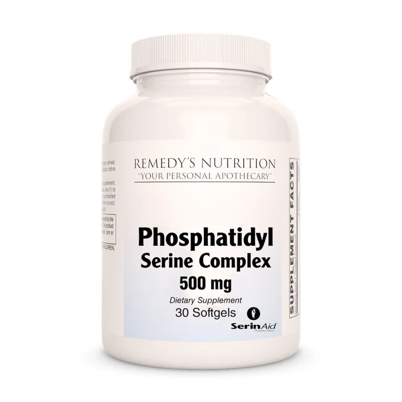 Complexe de phosphatidylsérine - 500 mg, 30 gélules