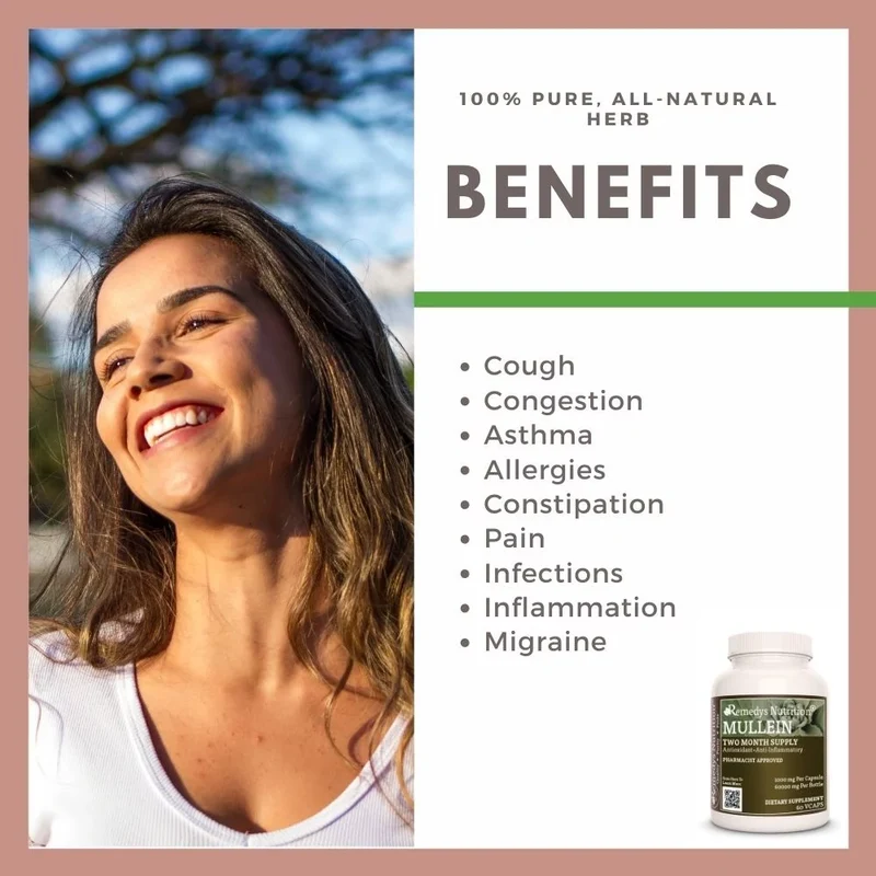 Feuille de molène 1000 mg 60 capsules végétaliennes