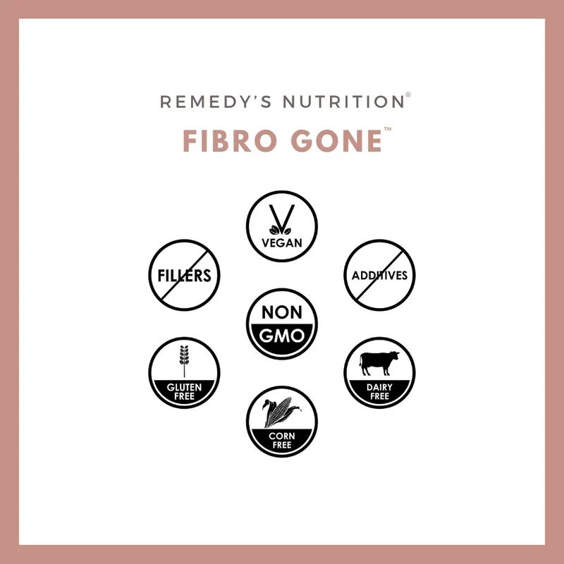 Vitamines Fibro Gone™ pour fibromes 1000 mg 60 capsules végétaliennes