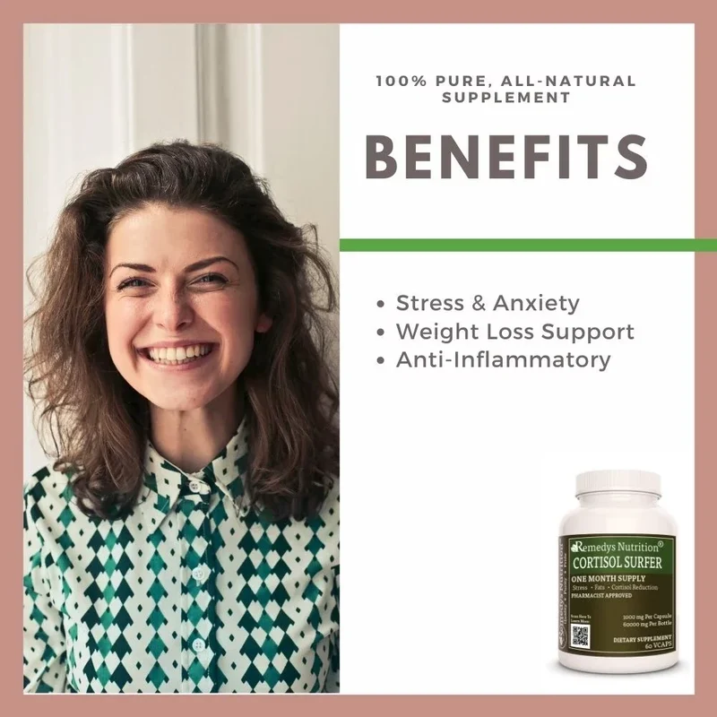Cortisol Surfer™ 1000 mg, 60 capsules végétaliennes