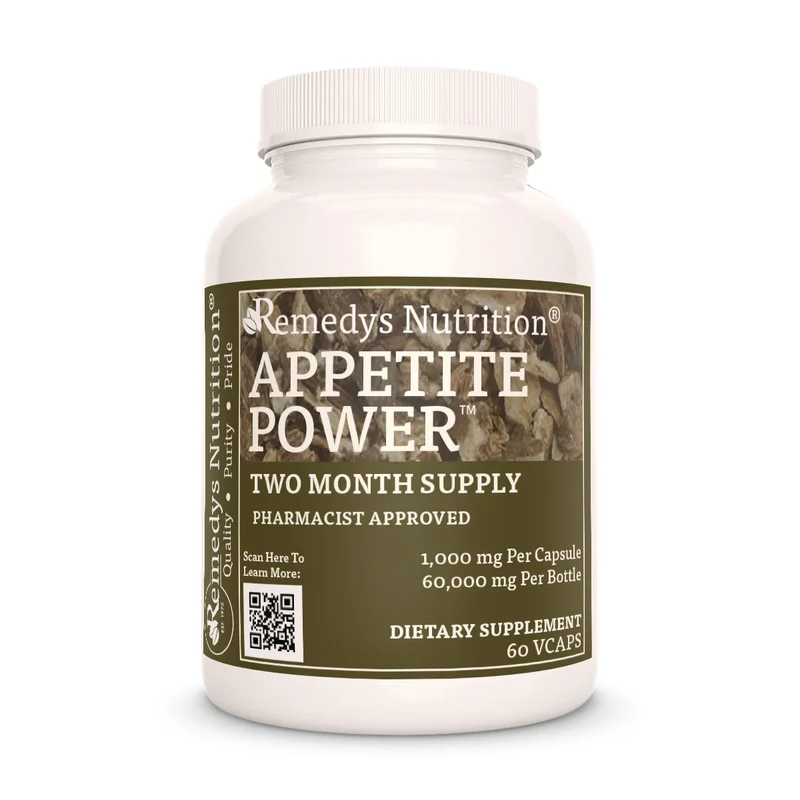 Appetite Power™ Racine de konjac – Glucomannane pour la perte de poids 1000 mg 60 capsules végétaliennes