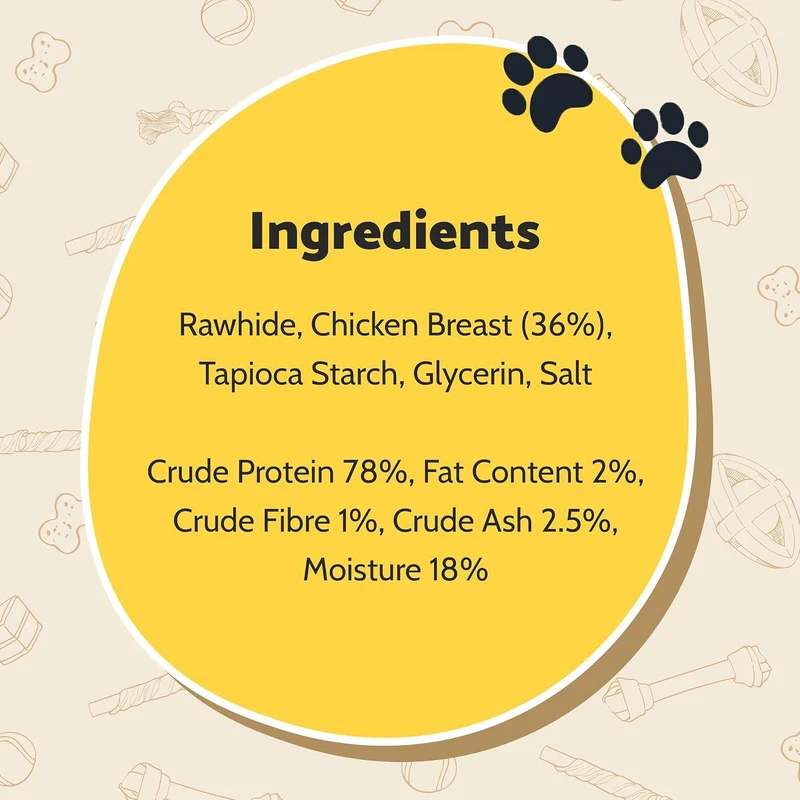 Armitage Good Boy Mega Chewy Twist with Chicken Dog Treat 70G