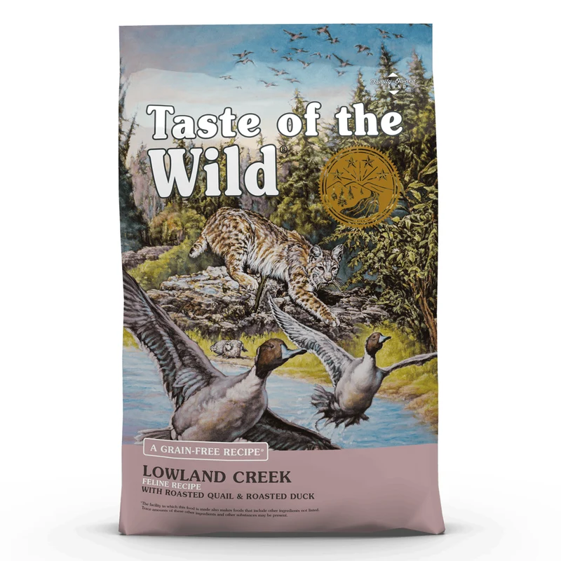 Expiry Date 30-Oct-26 Taste of The Wild LowLand Creek Feline Recipe Dry Cat Food - 6.35KG