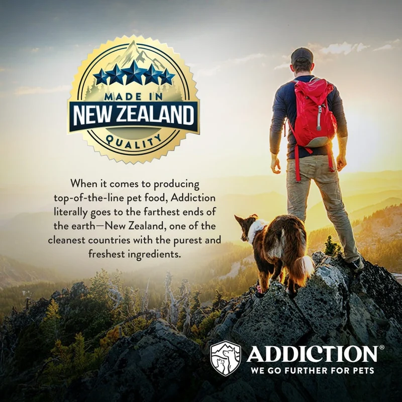 Addiction Salmon Bleu Skin & Coat Dry Cat Food 4LBS