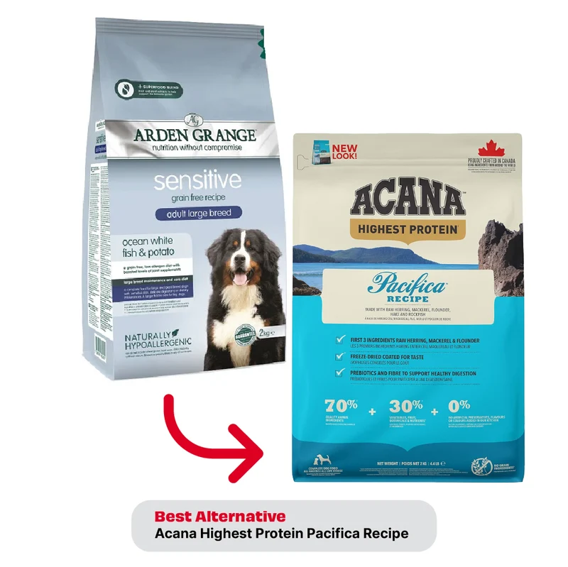 Arden Grange Sensitive Adult Large Breed Dry Dog Food 12KG