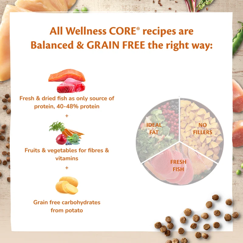 Wellness Core Sterilised Ocean Salmon Adult Dry Cat Food 1.75KG