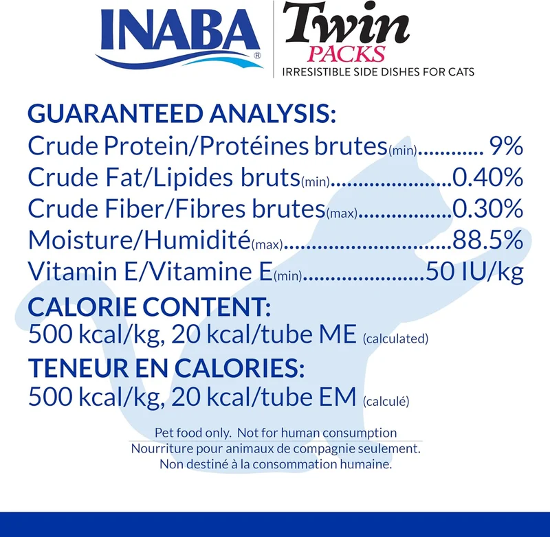 Inaba Twin Pack Tuna & Chicken Recipe In Tuna Broth Wet Cat Food 2x40G
