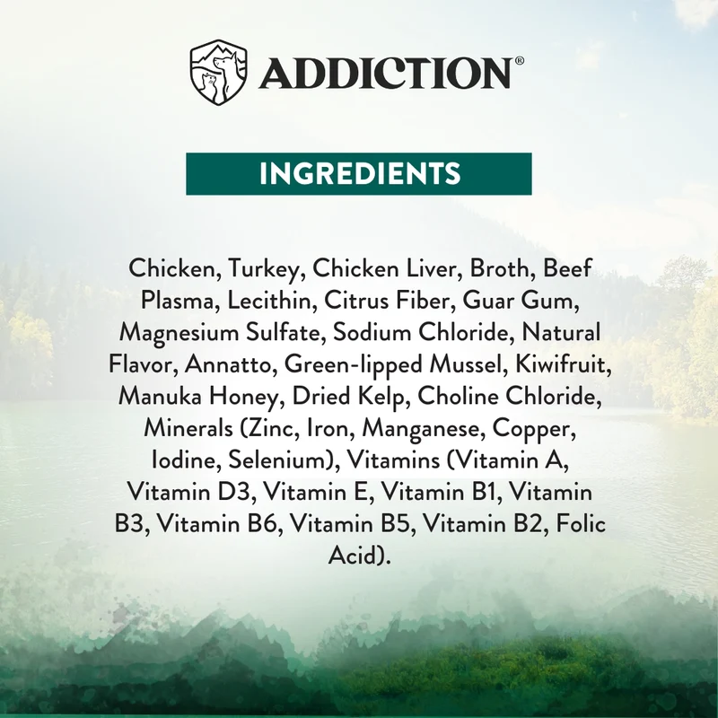Addiction Wild Islands Island Birds Chicken & Turkey Canned Cat Wet Food 185G
