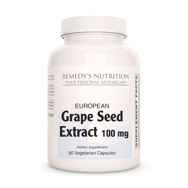 Capsules d'extrait de pépins de raisin 50 mg et 100 mg