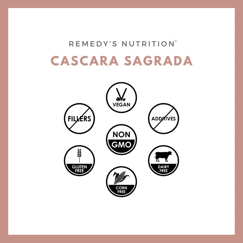 Cascara Sagrada 1000 mg, 60 gélules végétaliennes