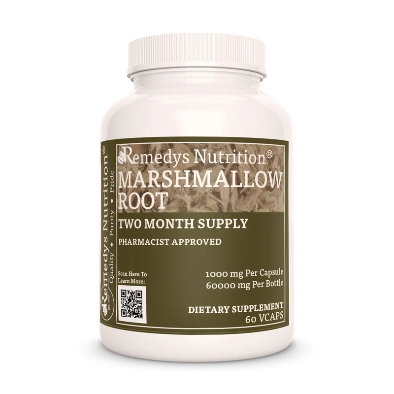 Racine de guimauve 1000 mg, 60 capsules végétaliennes