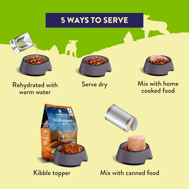 Addiction Herbed Lamb & Potatoes Grain-Free Air-Dried Dog Food 910G
