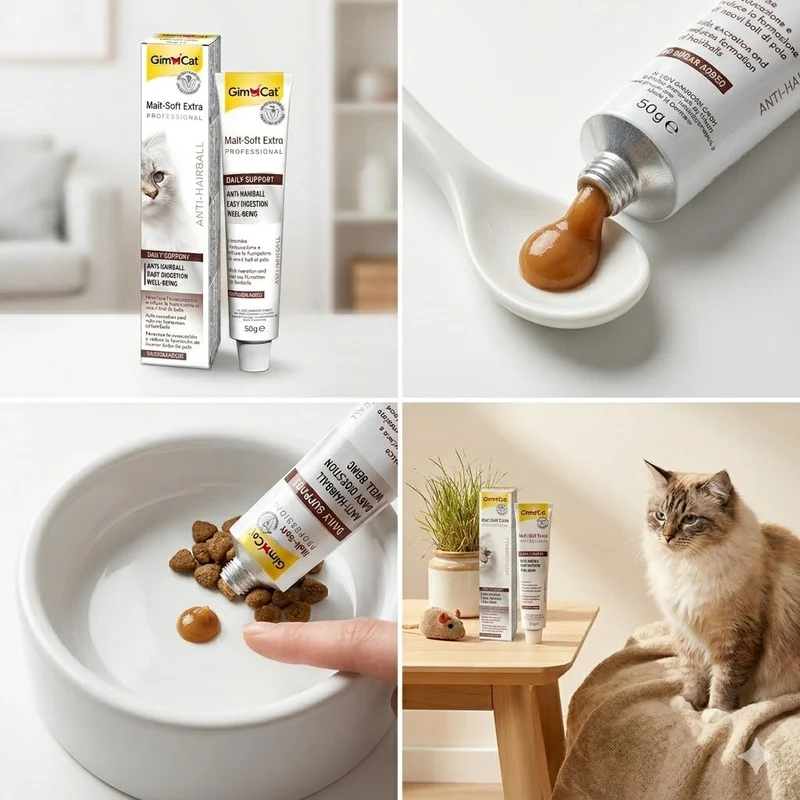 Gimborn Gimcat Malt Soft Extra Professional Daily Support Food Supplement Paste for Cats 50G