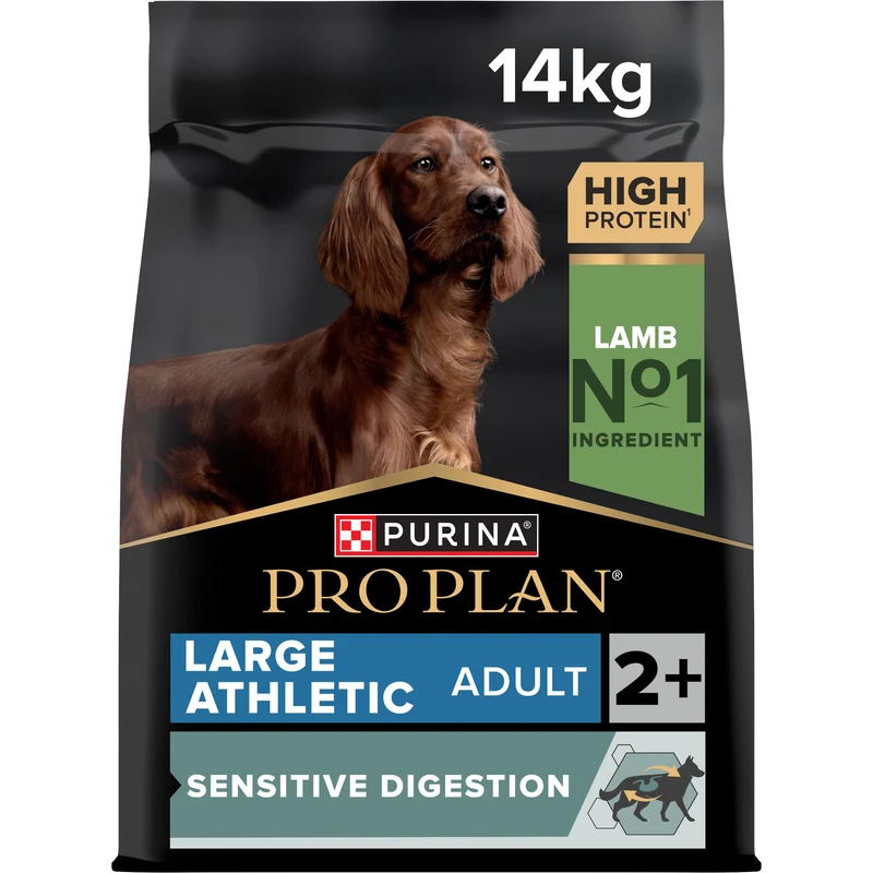 PURINA Pro Plan Adult Large Athletic Sensitive Digestion Dry Dog Food With Lamb 14KG