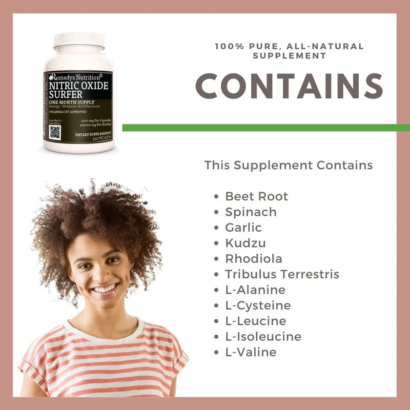 Surfer d'oxyde nitrique™ 1000 mg, 120 capsules végétaliennes