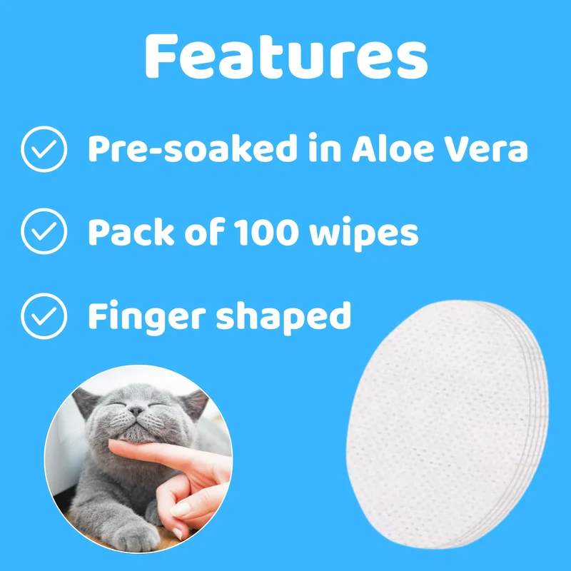 OurCatsLife Eye Wipes for Cats 100pcs