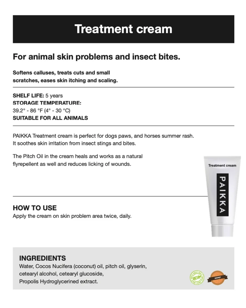 PAIKKA Treatment Cream for Dogs - 50ML