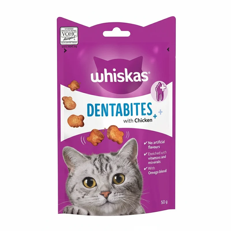Whiskas DentaBites with Chicken Cat Treats