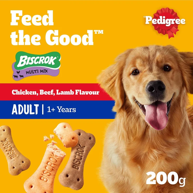 Pedigree Biscrok Multi-Mix Biscuit Dog Treats 200G