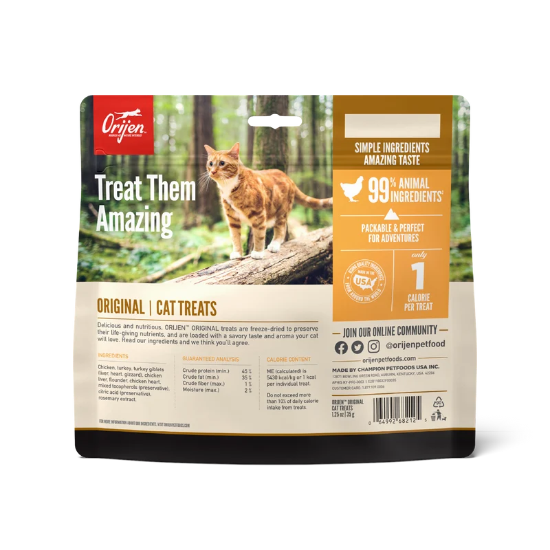 Orijen Original Freeze Dried Cat Treats 35g