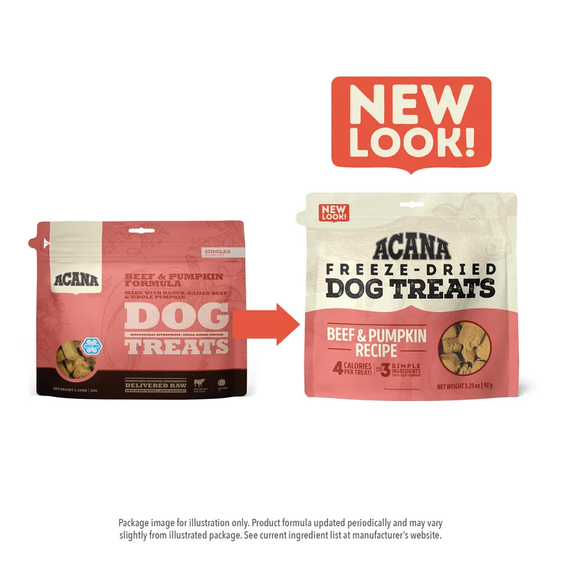 Acana Beef & Pumpkin Freeze-Dried Dog Treats