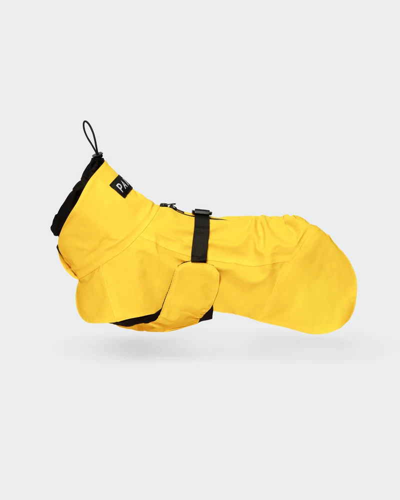 PAIKKA Raincoat Lite for Dogs - 100% Waterproof 40cm - Yellow
