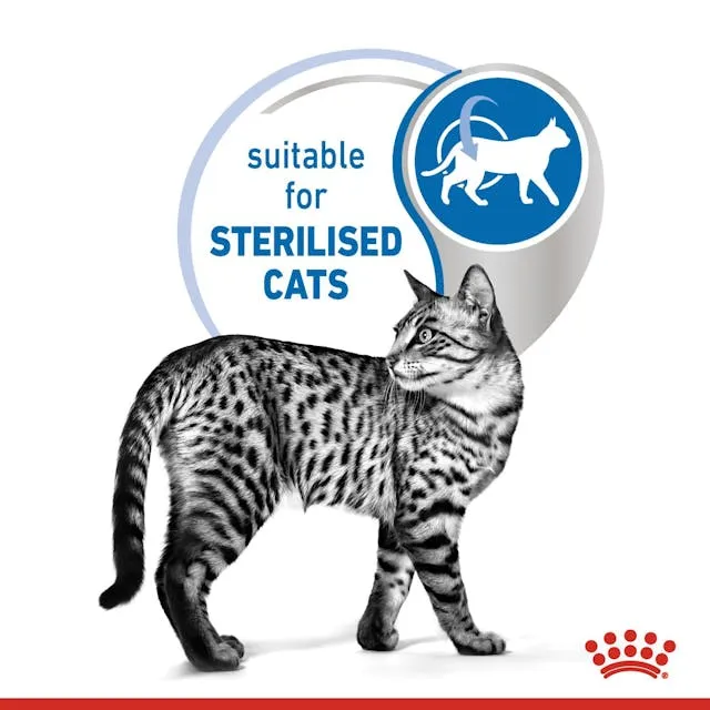 Royal Canin Indoor Sterilised 7+ in Chunks In Gravy Cat Wet Food 85G
