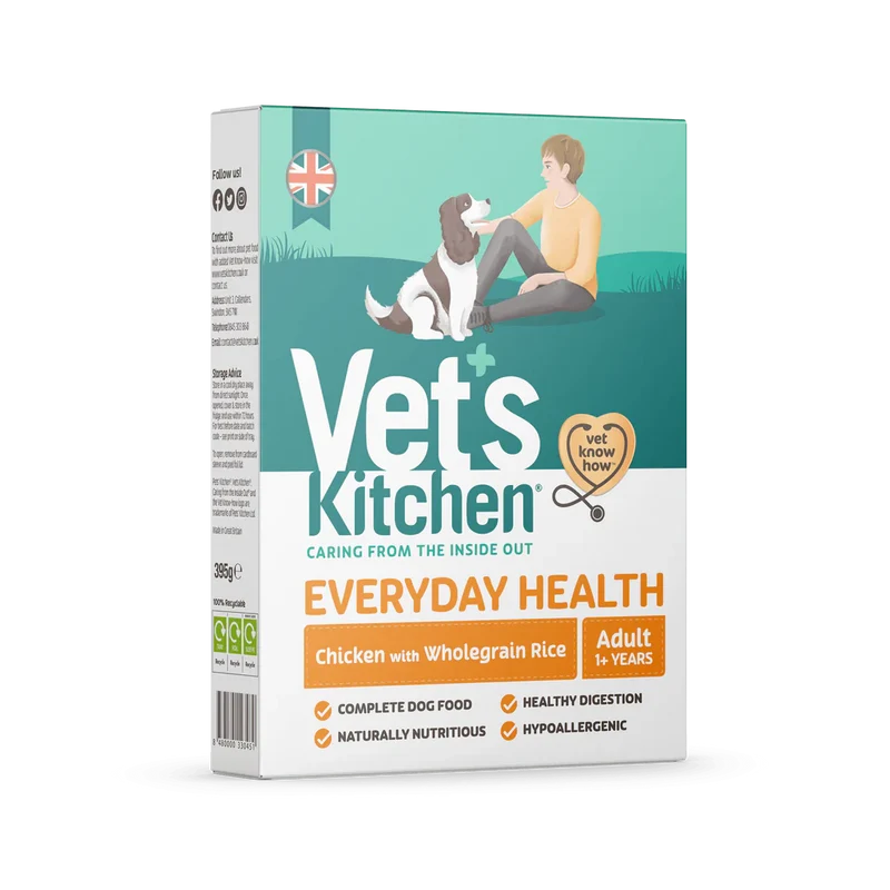 Vet's Kitchen Chicken with Wholegrain Rice Wet Dog Food