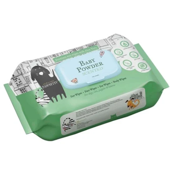 Pawsitiv Pet Wipes Scented for Dogs & Cats
