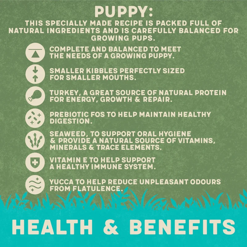 Harringtons Complete Puppy Turkey & Rice Dry Food