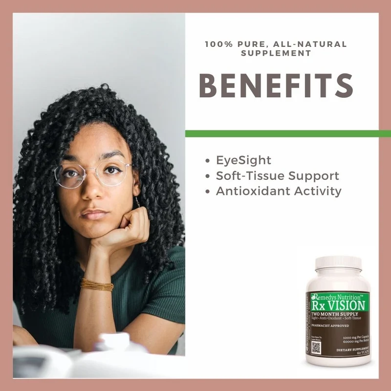 Rx Vision™ 1000 mg, 60 capsules végétaliennes