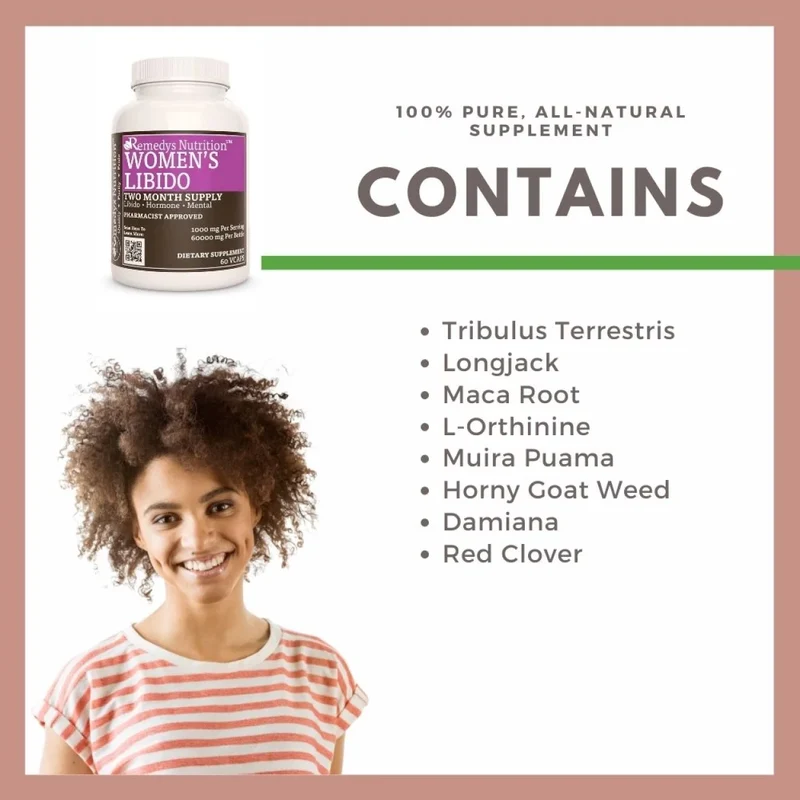 Libido féminine™ 1000 mg, 60 capsules végétaliennes