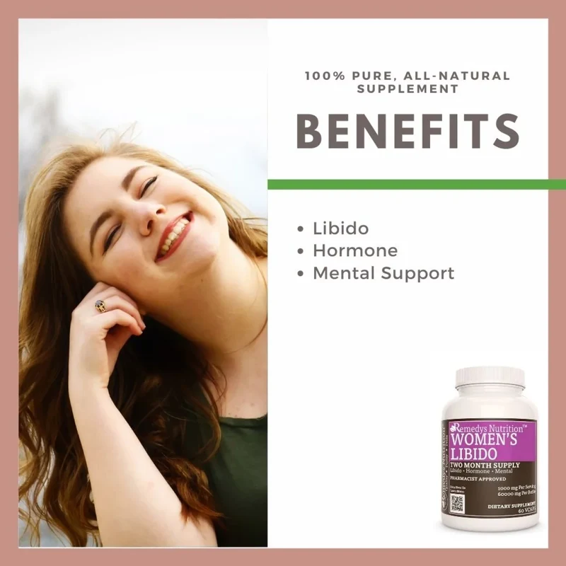Libido féminine™ 1000 mg, 60 capsules végétaliennes