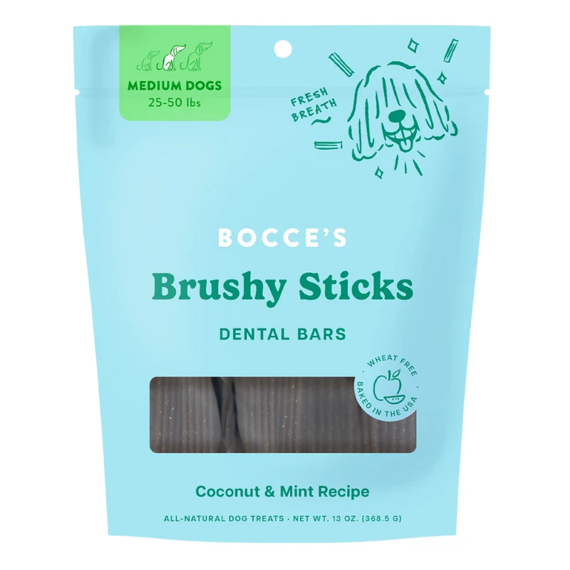 Bocce's Bakery Brushy Sticks Dental Bars