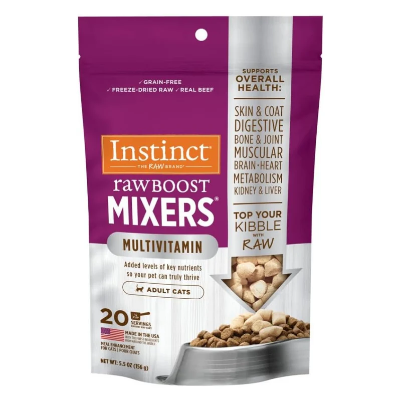 Instinct Raw Boost Mixers Freeze Dried Multivitamin Cat Food Topper