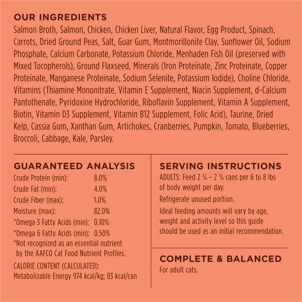 Instinct Flaked Salmon Entree Wet Cat Food 3oz