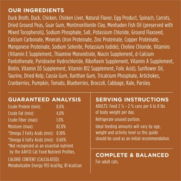 Instinct Flaked Duck Entree Wet Cat Food 3oz