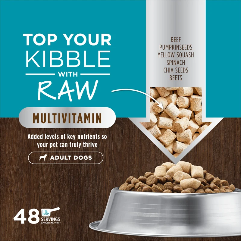 Instinct Raw Boost Mixers Multivitamin Freeze Dried Adult Dog Food Topper
