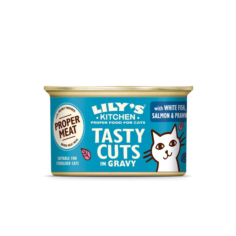 Lily’s Kitchen Tasty Cuts In Gravy Multipack Wet Cat Food 4x85G