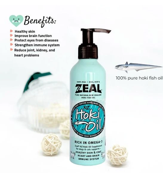 Zeal Pet Food Fish Oil Supplement for Dogs & Cats 225ml