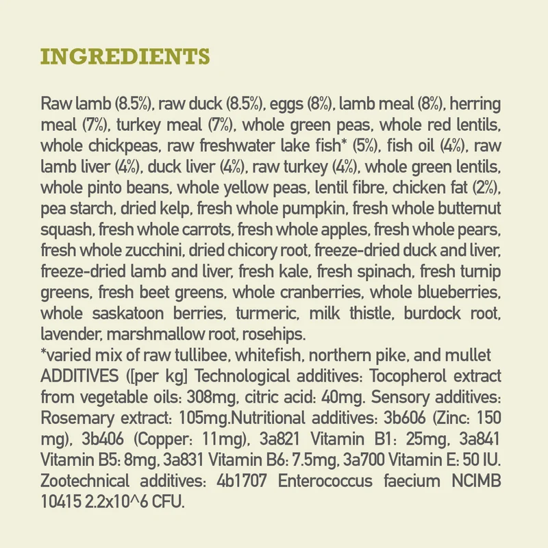 Acana Grasslands Recipe Dry Dog Food 2KG